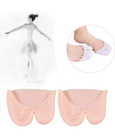 Artibetter Soft Gel Pointed Toes Protee Cap Silicone Toe Tip Protection for High Heels & Ballet Shoes (White & Skin Color) | Comfortable & Durable - Buy Online on GoSupps.com