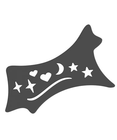 Demsyeq Eyeliners Stencils Wingtips Flexible Eyeliners Stencils Precision Beveled Design Eyeliners Reusable Cleansing Cloths for Women Black