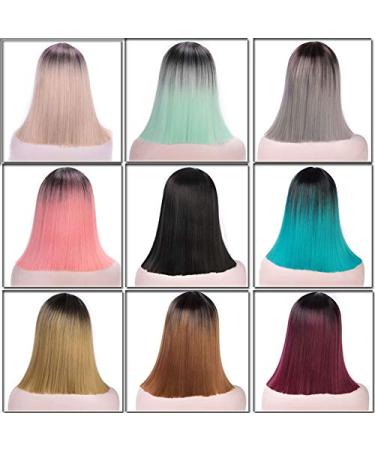 Shop This Is A Wig Pink Short Straight Synthetic Wig - Women's Blunt Cut 14 Inches for Role Play & Everyday Use - Buy Online on GoSupps.com