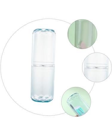 Beavorty Travel Toothpaste Holder & Toothbrush Storage Case - Blue Washing Cup 20.8x6.8cm for Outdoor Use - Buy Online on GoSupps.com