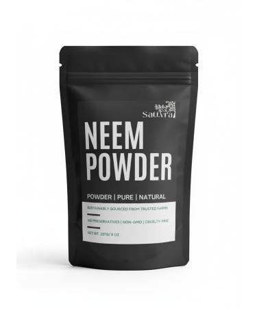 Neem Powder 8oz (227g) | Finely Ground Neem Leaves | For Hair Care Skincare DIY Masks & Herbal Use Neem Powder 8 Ounce (Pack of 1)