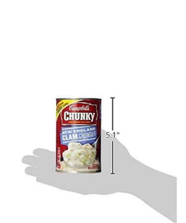 Campbell's Chunky New England Clam Chowder 18.8 oz - 3 Pack - Buy Online on GoSupps.com