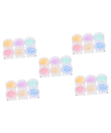 FRCOLOR Nail Jewelry 30 Boxes Nail Art Accessories Nail Flatback Charms Girl Nail DIY Adornment Manicure DIY Accessory Crystal Ab Rhinestones Crystal Decorations 3D Delicate Resin