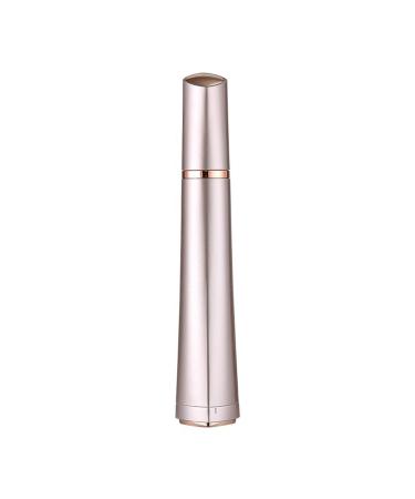 Nose Hair Trimmer Ear and Nose Hair Trimmer Professional Lady's Painless Nose and Eyebrow Trimmer Electric Waterproof Facial Epilator Hair Removal Razor Easy to Clean (Color : Champagne go Champagne Gold