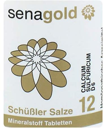 Buy Schuessler Salt No.12 Calcium Sulfuricum - 400 Gluten-Free Tablets | International Shipping Available - Buy Online on GoSupps.com