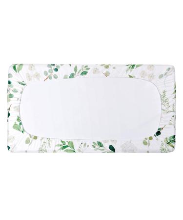 iEvolve Ultra Soft Minky Dots Changing Pad Cover Set for Baby Boys Girls - Green Leaf & Flora Pack of 2 - Buy Online on GoSupps.com
