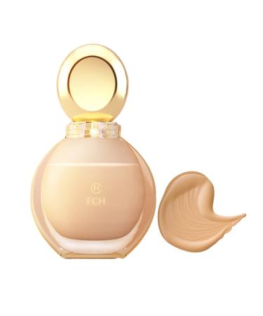 Fresh Wear Foundation Fenansion Full-coverage Long-lasting Wear Water & Sweat Resistant Light Texture for a Flawless Finish Brown