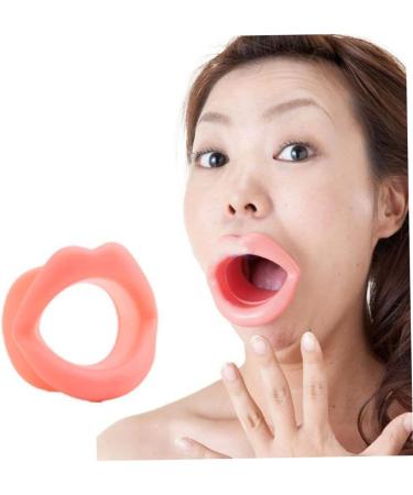 Lips Trainer Silicone Rubber Facial Mouth Muscle Tightener Face Lifting Beauty Tool - Buy Online on GoSupps.com