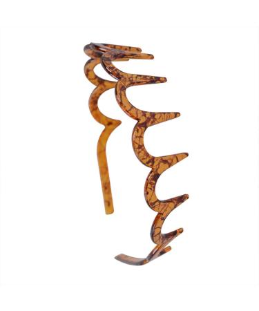 Fodattm 2pcs Zigzag Hair Comb & Plastic Headband | Stylish Women Hair Accessories for All Hair Types - Buy Online on GoSupps.com