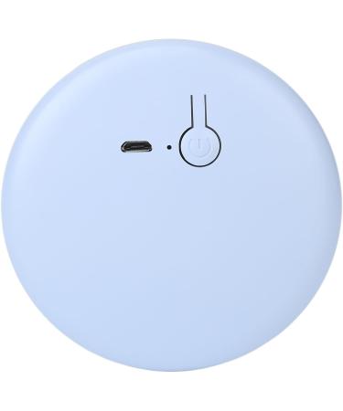 LED Lighted Travel Makeup Mirror Compact Dimmable Pocket Mirror Portable Handheld Makeup Mirror with Light USB Rechargeable Round Small Mirror for Purse Pocket Travel and Sky blue - Buy Online on GoSupps.com