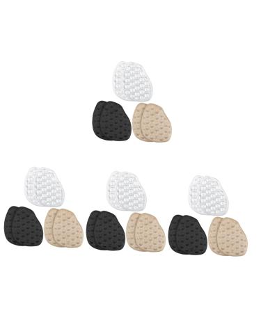 NOLITOY 12 Pairs High Heels Forefoot Pad Forefoot Support Pads High Heel Cups Heel Grips Liner Womens Shoe Inserts Forefoot Pads Insoles for Plantar Forefoot Stickers Soft
