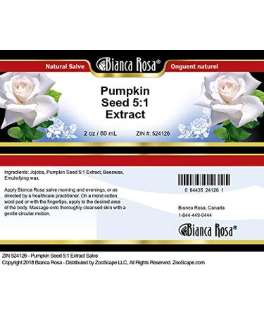 Pumpkin Seed 5:1 Extract Salve - 2 oz | Natural Skin Relief & Hydration | International Shipping Available - Buy Online on GoSupps.com