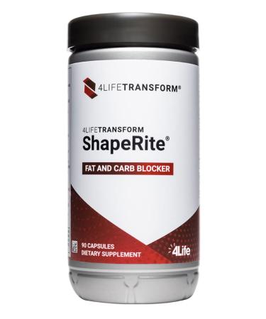 4Life ShapeRite - Weight Management Supplement with Chitosan White Bean Extract Dragon Fruit and Yeast Hydrolysate - Supports Metabolism and Heart Health - 90 Capsules