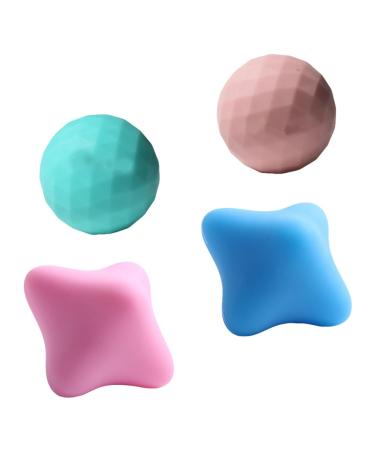 Lurrose 1 sentence 4st fascia ball physically silicone relaxer back relief hand peanut full body massage acupunctive massage spiky training massage foam foot pebble gel thorn ball fitness