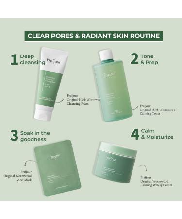 Shop Original Herb Wormwood Sheet Mask 5EA | Hydrating 23ml (0.78 fl. oz.) | International Shipping Available - Buy Online on GoSupps.com