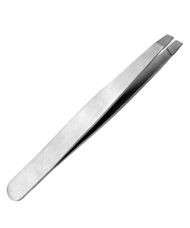 May - eyebrow tweezers - hair plucking tweezers - hair tweezers - cosmetic tweezers - slanted tip - stainless steel - Buy Online on GoSupps.com