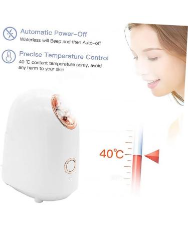 DRESSOOS Water Replenishing Instrument Steamer Mini Face Steamer Face Spa Device Mist Humidifier White Abs - Buy Online on GoSupps.com