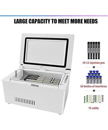 Insulin Cooling Case Insulin Portable Cooler Car Refrigerated Electrical Auto Refrigerator Travel Outdoor Mini Fridge Insulin Portable Medicine Box (Color : 3batteries) - Buy Online on GoSupps.com
