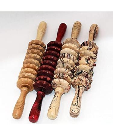 Premium Lefeindgdi Wooden Fascia Roller Trigger Point Muscle Pain Relief & Cellulite Treatment for Ultimate Comfort - Buy Online on GoSupps.com