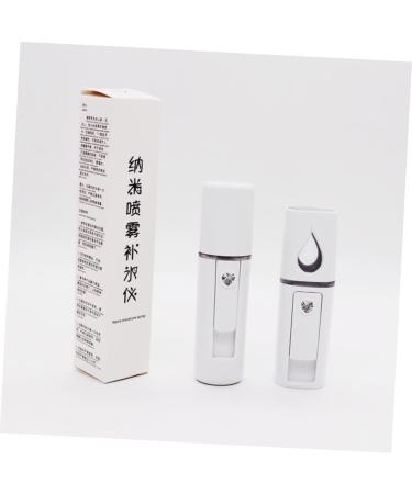 WOONEKY 2pcs Nanometer Sprayer Face Sprayer Handheld Facial Sprayer Mini Face Humidifier Face Steamer White - Buy Online on GoSupps.com