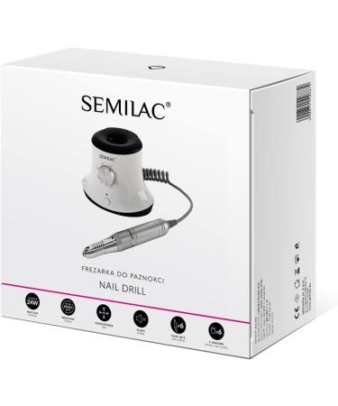 Semilac Professional Electric Nail File Drill 24W 30000Rpm - Perfect for Manicure Pedicure Safe Removal of Gel & Acrylic Nails & Hard Skin Remover - Buy Online on GoSupps.com