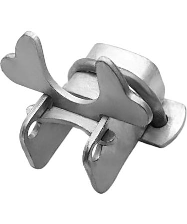 1-3/8 x 1-3/8 Galvanized Steel Kennel Gate Latch for Chain Link Fence - Dog Kennel Hardware - Buy Online on GoSupps.com