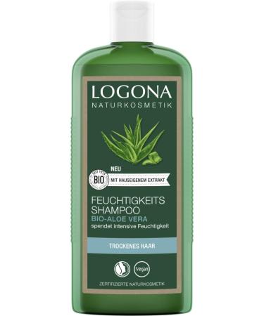 LOGONA Naturkosmetik Logona Moisturizing Shampoo with Organic Aloe Vera (6 x 250 ml)