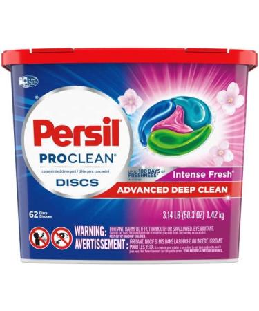 Persil Intense Fresh Laundry Detergent Pacs 62 Count - HE Compatible - Buy Online on GoSupps.com