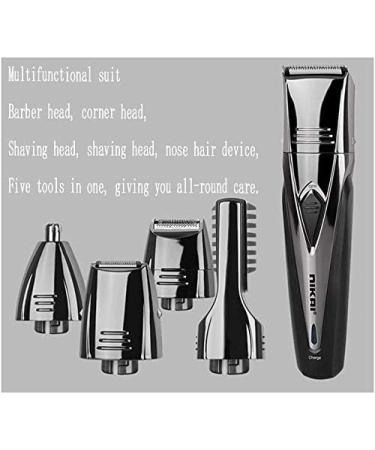 Easy Hair Clipper 5-in-1 Multifunction Electric Shaver Set - Rechargeable Hair Clippers for All Hair Types - International Shipping Available - Buy Online on GoSupps.com