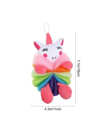 Beaupretty Kids Bath Loofah Sponge Set - Animal Cartoon Bath Balls for Children - Spa Puff Scrubber for Gentle Body Cleanse - Buy Online on GoSupps.com