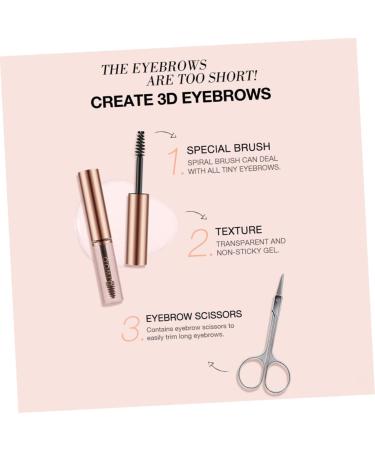 Healeved 2pcs Eyebrow Shaping Liquid Brow Setting Gel Transparent Eyebrow Gel Eyebrow Styling Pomade Plastic 1 count (Pack of 1) Assorted Colorx2pcs - Buy Online on GoSupps.com