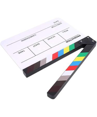 Movie Film Video Clapboard Director's Cut Action Scene Clapper Board Movie Theme Party Decorations - Black/Colorful  11.8x10.6 inches - Buy Online on GoSupps.com