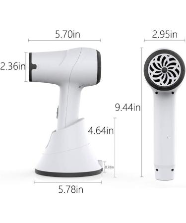 Cordless Hair Dryer Rechargeable Hair Dryers Portable Hot & Cold Wind Blow Dryer with Diffuser & Removable Nozzle for Blowing Hair/Painting Drying/Outdoor Travel - Support Car AC 12-24V Charging - Buy Online on GoSupps.com
