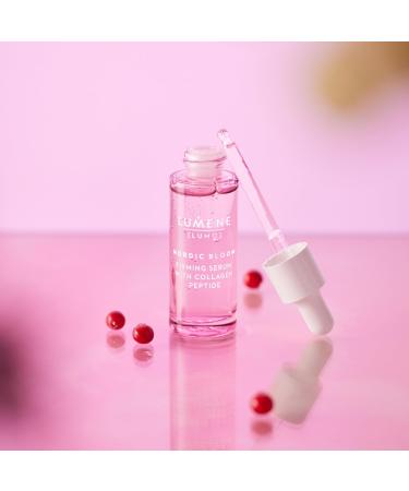 Lumene Lumo Vegan Collagen Face Serum - Firming Peptide Serum Formulated with Hyaluronic Acid for Smoother Plump-Looking Skin - Helps to Reduce the Appearance of Fine Lines + Wrinkles (1 fl oz) - Buy Online on GoSupps.com