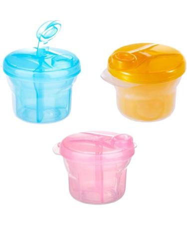 Healifty Baby Milk Powder Dispensers - Portable Storage Container for Travel - 3pcs(Random Color) - Buy Online on GoSupps.com