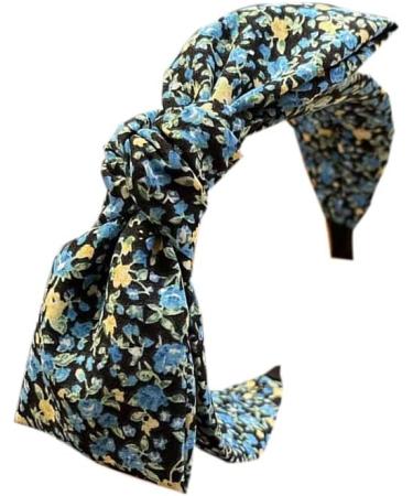 Wide Headband for Women Knotted Hairband Fabric Hairband Hoops Twist Headbands Hair Accessories For Girls (CWidHuaBow) - Buy Online on GoSupps.com