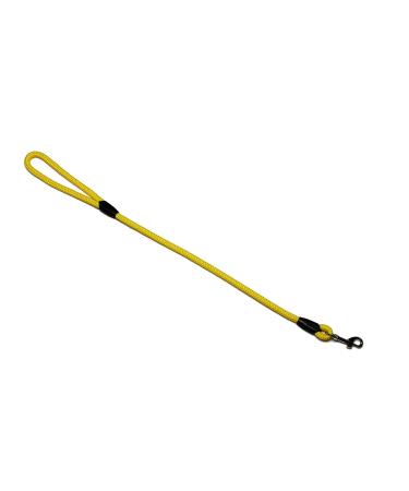Leash - Rope leash with hand loop Basic 10mm 27 colours 7 lengths (0.70 m yellow) 0.70 m yellow
