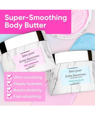Ame Pure Body Butter - 200ml Body Cream - Body Lotion For Dry Skin - Body Butter For Women - More Than Body Moisturiser It's The Body Lotion Women Adore - Indulge in Pure Elegance! Sweet Pomegranate - Buy Online on GoSupps.com