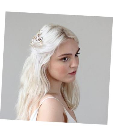 Didiseaon Floral Vintage Hair Bridal Hair Clip Hair Rhinestones Rhinestone Hair Barrette Bridal Shower Headpiece Hair Pin Hair Barrettes Rhinestone Bobby Pins Wedding Bride Comb - Buy Online on GoSupps.com