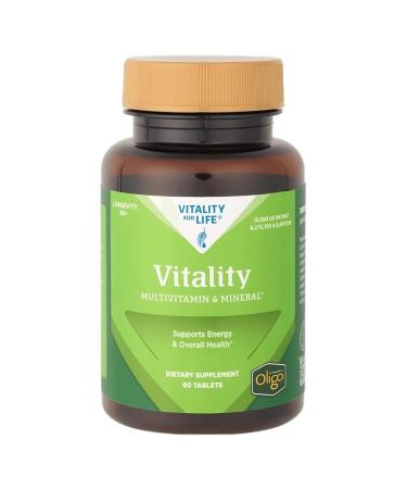 Melaleuca Multivitamin & Mineral Longevity Supplement for Men & Women 50+ Powered by Oligo (60 Tablets) Supports Energy & Overall Health / Organically Bound for Maximum Absorption and Antioxidant Protection