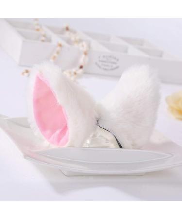 YOXIER 1Pair Fox Cat Ear Furry Girls Hair Clip Hairpin Cosplay Costume Photo Dark Blue Black - Buy Online on GoSupps.com