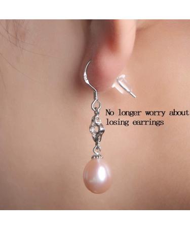 Rubber Earring Backs for Studs/Droopy Ears - 100 pcs 4mm - Buy Online on GoSupps.com