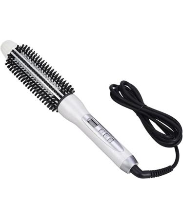 32mm Curling Iron Brush Hot Hair Curler Brush Ceramic Tourmaline Ionic Curling Comb Volumizing Brush Hot Round Brush for Long Hair Hair Straightening Brush LCD Display Styling Curly Brush - Buy Online on GoSupps.com