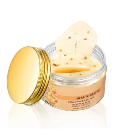 Gold Osmanthus Eye Mask  80Pcs Anti-Aging Moisturising Under Eye Collagen Patches for Puffy Eyes  Dark Circles Wrinkles and Eye Bags  Deep Moisturizing Improves elasticity