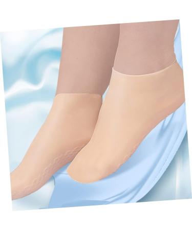 MERRYHAPY 3 Pairs Moisturizing Socks Hydrating Lotion Ladies Socks Feet Lotion Heel Socks Moisturizing Gel Socks Spa Gel Socks Foot Care for Dry Cracked Feet Spa Socks for Women Foot Mask - Buy Online on GoSupps.com