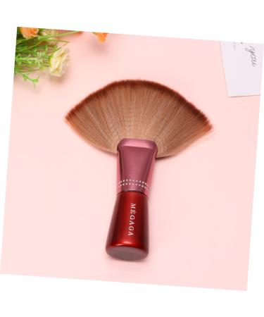 Ipetboom Fan Highlighter Brush & Neck Duster - Devil Horns Headband Makeup Tool | Large Foundation Brush for Students - Buy Online on GoSupps.com