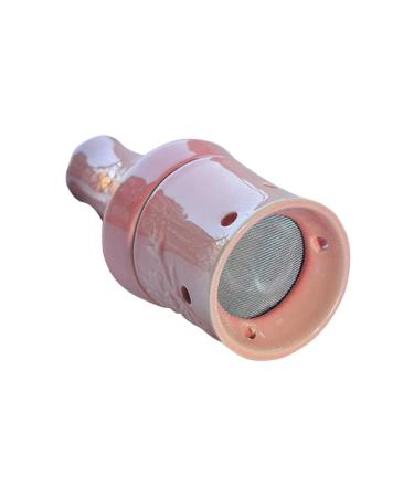Lurrose 1 STK Peach Blossom Moxibusion Ceramic bottle Moxa device smoke-free moxibusion Heat Moxibustion-Tank Moxibusion holder scratch cup material massage cups The face