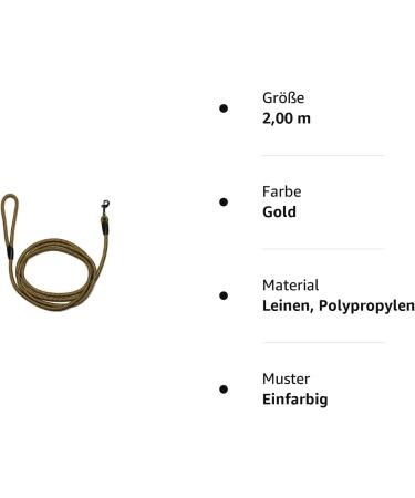 Shop Premium Rope Leash with Hand Loop - 27 Colors & 7 Lengths (2m Gold) - International Shipping - Buy Online on GoSupps.com
