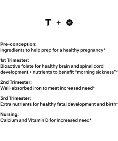 THORNE Basic Prenatal or Pregnant and Nursing Women - 90 Capsules - Buy Online on GoSupps.com