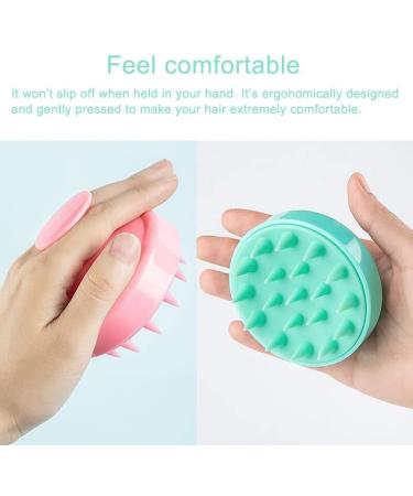Soft Silicone Scalp Massager & Shampoo Brush - Anti-Shed Hair Cleaning Tool for Home & Salon (Color: 06) - Buy Online on GoSupps.com